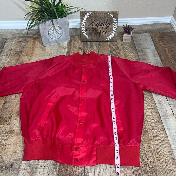 Justin Boots Jackets & Coats Vintage 8s Justin Boots Logo Satin